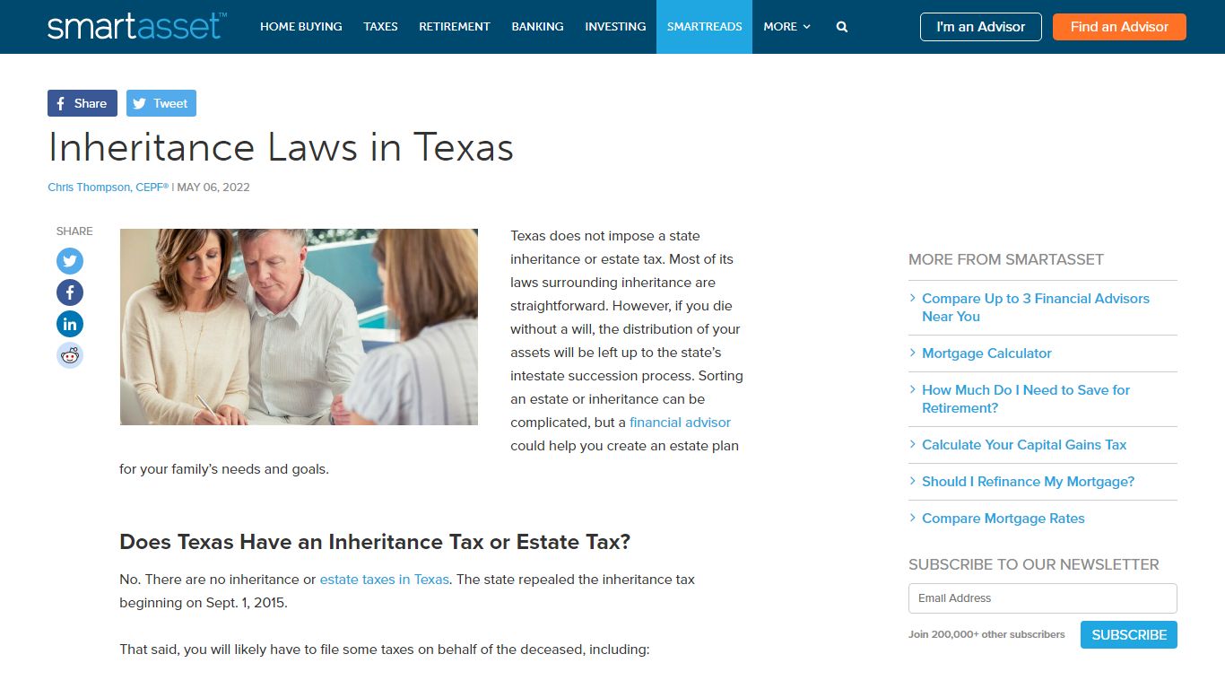 Texas Inheritance Laws | What You Should Know - SmartAsset